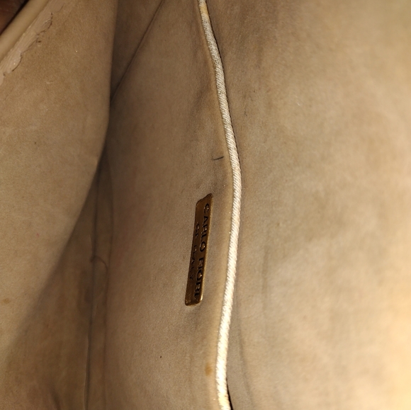 Vintage Carlo Fiori made in itay snake skin color chain crossbody - Picture 4 of 4